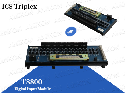 افزایش ایمنی با ماژول ورودی دیجیتال ICS Triplex T8800