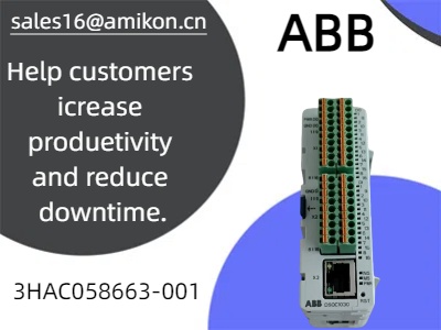 ماژول ورودی/خروجی پایه دیجیتال ABB 3HAC058663-001